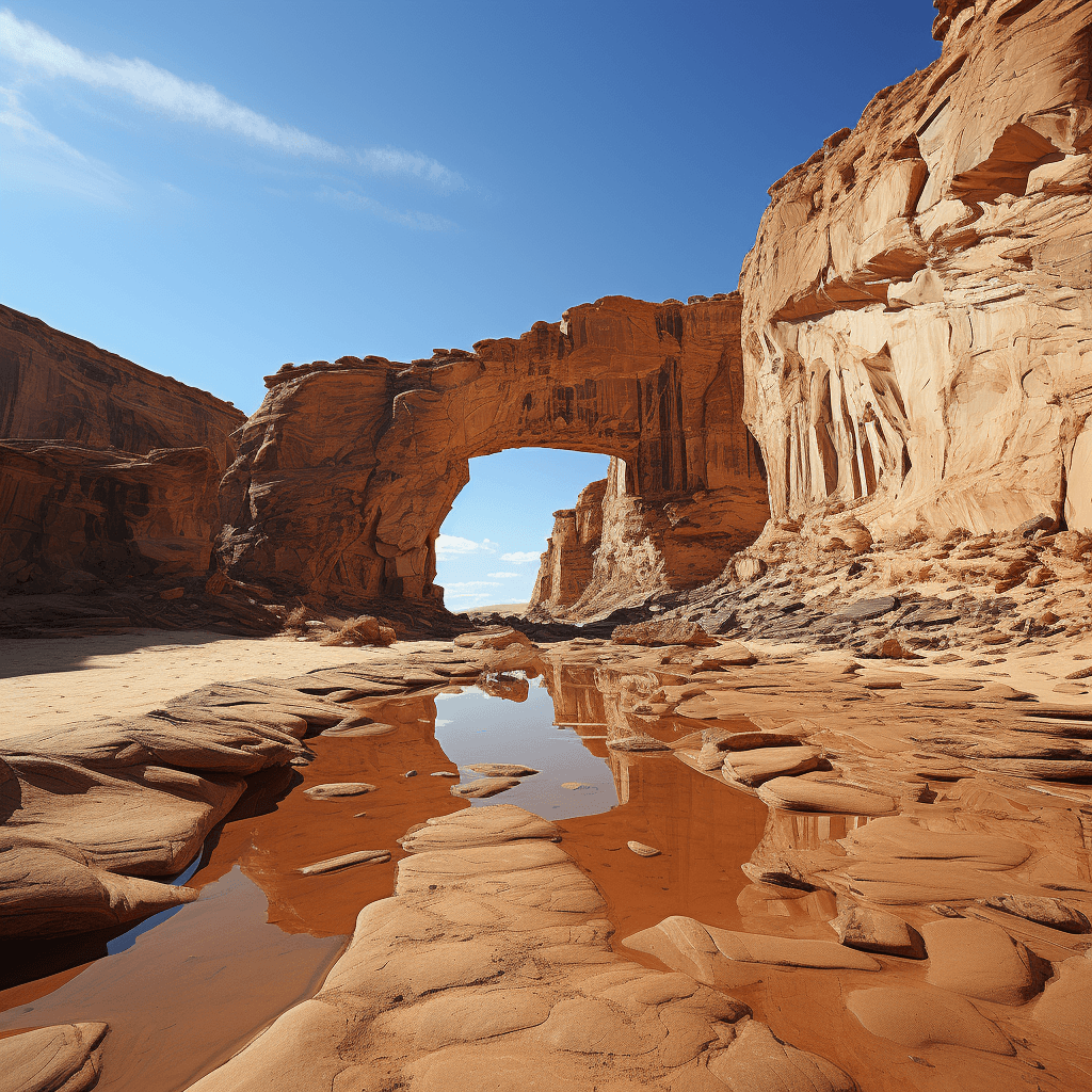 Desert rock formations